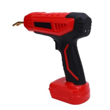 Imagem de Acouto Kit de Soldagem de Plástico Alimentado por Bateria para Soldador de Plástico 200 W Com Display Digital de Energia e Configuração de Tempo para Reparo de PP, Pára-choques (vermelho)