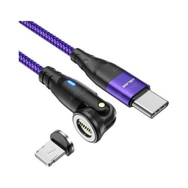 Imagem de Cabo Magnético Tipo C De Carregamento Rápido 60W Para Transferência De