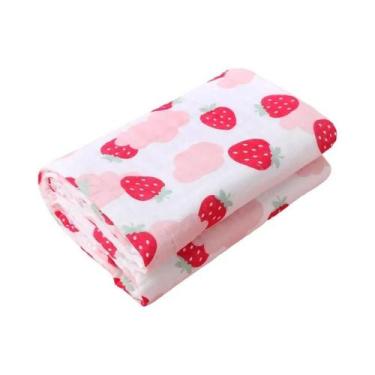 Imagem de Toalha De Banho Unissex De Algodão Com 4 Camadas De Gaze Para Bebês 70