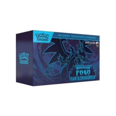 Imagem de Box Coleção Pokemon Treinador Avançado TCG Mega Evolução Fogo Fantasma