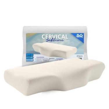 Imagem de Travesseiro Cervical Sublime Ortopédico Premium B&G