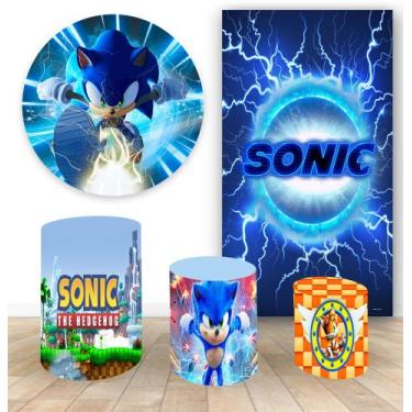 Imagem de Trio Capa Cilindro Vest Fácil sonic  Kit Painel Casado 1 - Fantasia Br