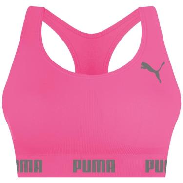 Imagem de Top Puma Feminino Alta Sustentação Fitness Fit Para Academia Treino Corrida-Feminino