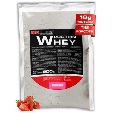 Imagem de Whey Protein 500g  Bodybuilders, Morango