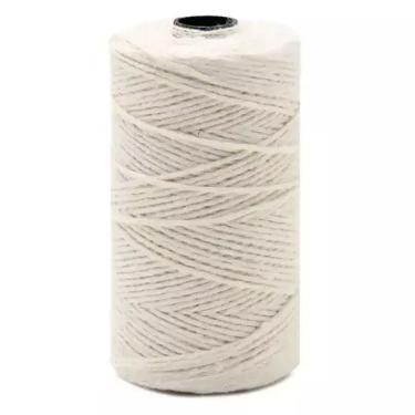 Imagem de Barbante Escolar Cru 4 Fios Rolo com 100GR 152M - EuroRoma