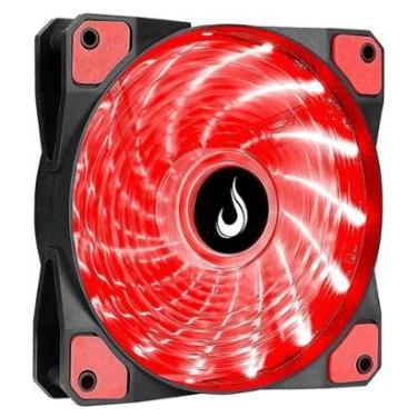 Imagem de Ventoinha Rise Mode Wind W1, 120mm, LED Vermelho, Preto - RM-WN-01-BR-Unissex