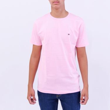 Imagem de Camiseta Masculina Básica Tommy H Rosa-Masculino
