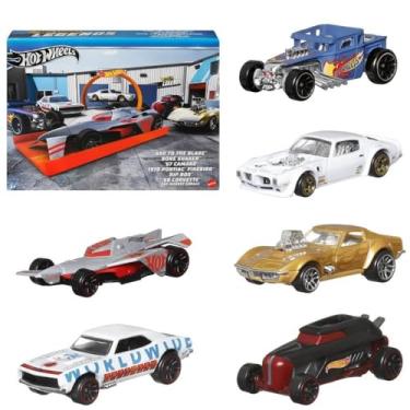 Imagem de Hot Wheels Legends, Multipacote com 6 Veículos Colecionáveis e Lendários em Escala 1:64