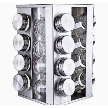 Imagem de Porta Tempero De Alumíno 16 Potes