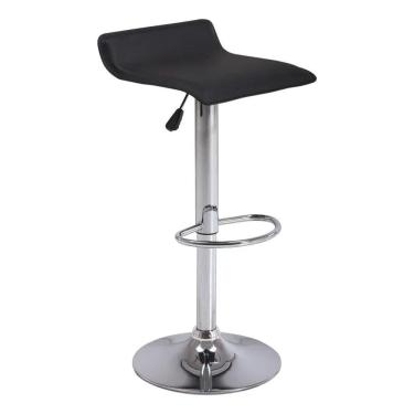 Imagem de Banqueta Bar Preta Aco Regulagem 76-98cm - Chair Preta
