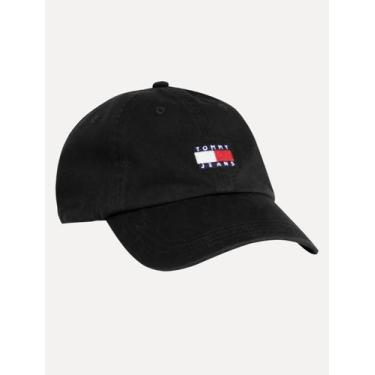 Imagem de Boné Tommy Jeans Masculino Heritage Structured Preto, UN