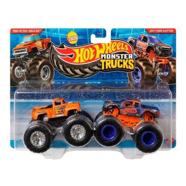 Imagem de Hot Wheels Monster Trucks Hi-Tail Hauler vs Ford Raptor - Mattel