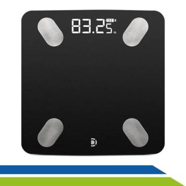 Imagem de Balança Digital Inteligente com Bioimpedância Alta Precisão Analise Co
