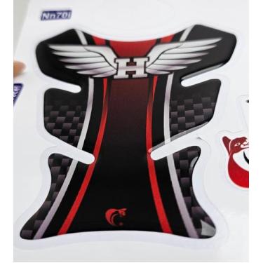 Imagem de Adesivo Protetor De Tanque Moto Honda ASa vermelho - Cobra Motoparts, 