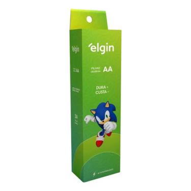 Imagem de Kit 48 Pilhas Alcalinas Aa Elgin Longa Duração