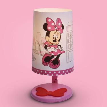 Imagem de Luminária de Mesa Minnie Mickey Mouse Tpc para Decoração Infantil com Boa Intensidade d...