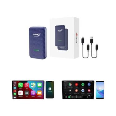 Imagem de Adaptador Wireless Carlinkit 4.0 2-em-1 Para Android Auto E CarPlay, C