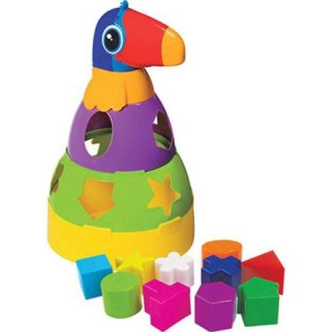 Imagem de Brinquedo Educativo Tucano Didatico C/BLOCOS - Merco TOYS