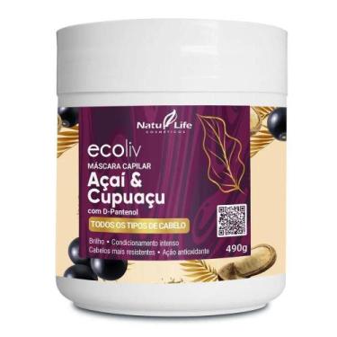 Imagem de Máscara Capilar Ecoliv Açai E Cupuaçu - Natulife 490gr
