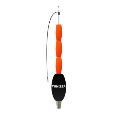 Imagem de Bóia Pino Torpedo Tunizza 60g - Jr Pesca, Laranja
