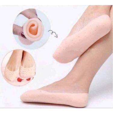 Imagem de Protetor Para Pés Sensíveis Rachados Calcanhar Smiling Foot
