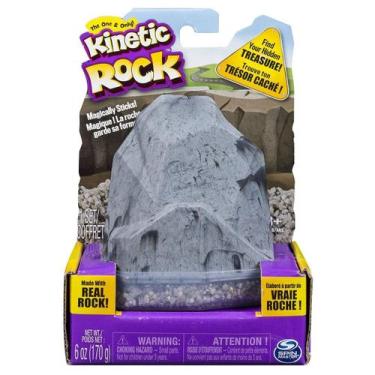 Imagem de Massinha Molde de Rocha Cinza - Kinetic Sand