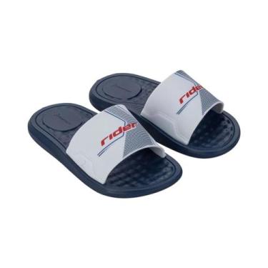 Imagem de Chinelo Infantil Slide Rider Step 12223, 30, Azul branco