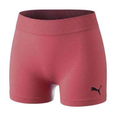 Imagem de Shorts Boxer Puma Feminino Sem Costura Poliamida - Rosa, Rosa, eg