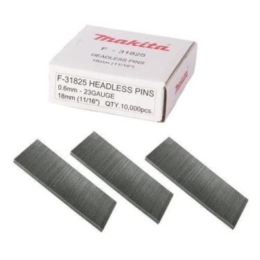 Imagem de Pinos de Aço para Pinador à Bateria 18mm Makita F-31825