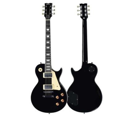 Imagem de Guitarra Les Paul Shelter S100W Basswood, S100W-BK