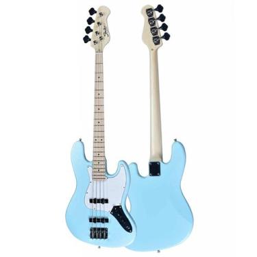 Imagem de Baixo 4 Cordas Shelter Jazz Bass SHJB75 Pro, SHJB75PRO-SBL