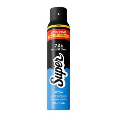 Imagem de Desodorante Super Acqua Aerosol Antitranspirante 72h Proteção Total 25