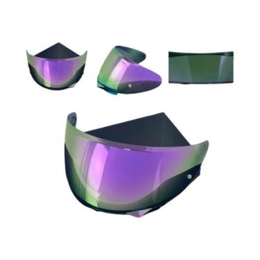 Imagem de Visor De Capacete De Motocicleta Durável, À Prova De Vento E Com Prote