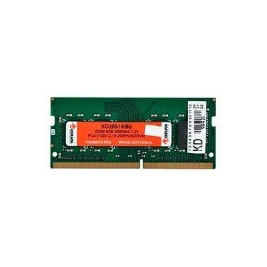 Imagem de Memória RAM Keepdata 8GB DDR4 2666MT/s para Notebook - KD26S19/8G