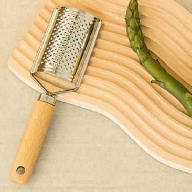 Imagem de Ralador Home&Co 22x7x3cm INOX Natural para Cozinha Mantimentos e Alime