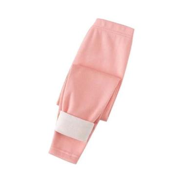 Imagem de Conjunto De Leggings De Fleece Quentes E Grossas Para Meninos E Menina