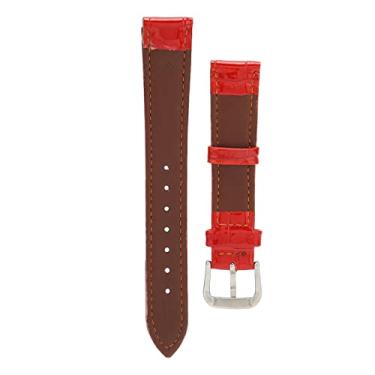 Imagem de Pulseira de fivela de alfinete, ilhós precisos de pulseira de relógio para relojoaria para casa(vermelho)