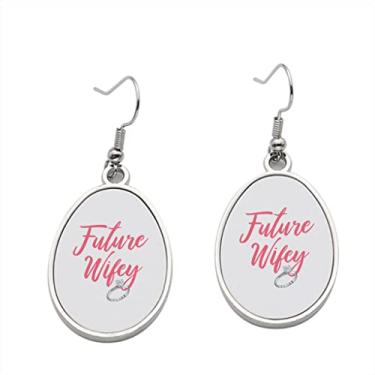 Imagem de Brinco Future Wifey – Brincos pendentes para meninas – Presente de festa de aniversário dos namorados