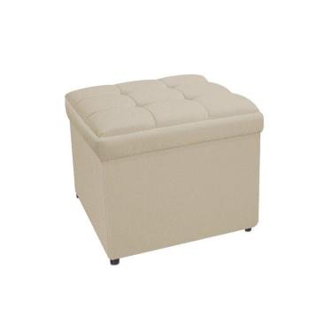 Imagem de Calçadeira Copenhague 90cm Solteiro Suede Bege Adj Decor