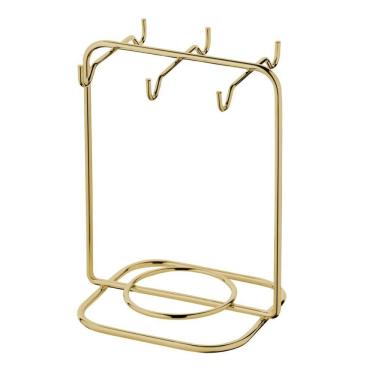 Imagem de Suporte Para Xícaras E Pires De Chá Dourado 1125DD Aramados Future