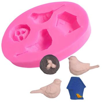 Imagem de Molde De Silicone Passarinho