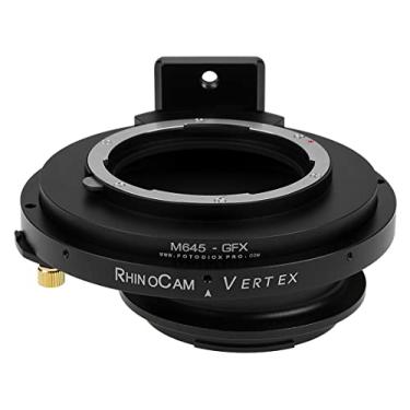 Imagem de Adaptador de costura rotativa RhinoCam Vertex, compatível com lente de montagem Mamiya 645 (M645) para câmeras sem espelho Fujifilm G-Mount (GFX)