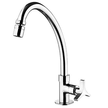 Imagem de Torneira para Cozinha de Mesa Bica Móvel Lorentrio Cromado