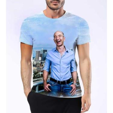 Imagem de Camisa Camiseta Jeff Bezos Magnata Frases Amazon Foco Hd 2 - Estilo Kr