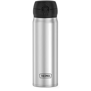Imagem de THERMOS Garrafa direta de aço inoxidável de 473 ml, aço inoxidável