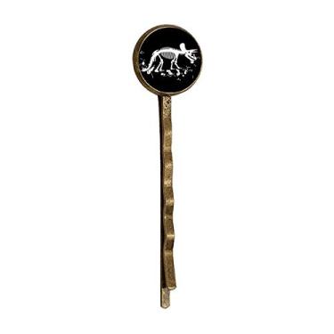Imagem de Ossos de Dinossauro Miniatura Retrô Metal Cabelos Bobby Pin Headwear