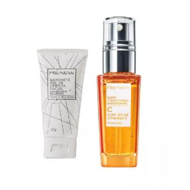 Imagem de Vitamina C Renew Super Concentrado Antioxidante 30ml+Sabonete Gel de Limpeza Facial Renew 30g