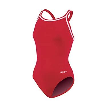 Imagem de DOLFIN TEAM SOLID DBX BACK FIT FEMININO, Vermelho, 32