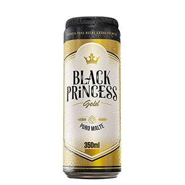 Imagem de Cerveja Black Princess Gold Puro Malte Lata BLACK PRINCESS 350ML