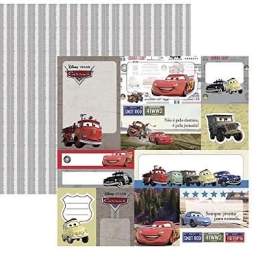 Imagem de Kit Fls. P/ Scrap Df Carros 2 Tags C/ 12 Un, Toke E Crie, Sdfd94, Multicolorido, Pacote De 12